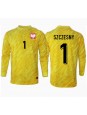 Polen Wojciech Szczesny #1 Målvakt Replika Hemmakläder EM 2024 Långärmad